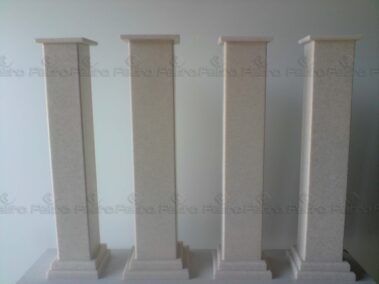 اجرای کابینت و کانتر اشپزخانه به همراه ستون های زیبا کورینی