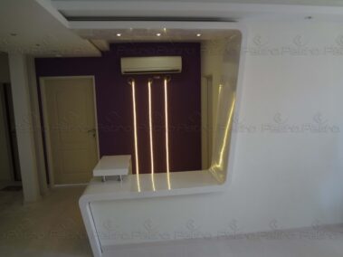 اجرای میز رزروشن از کف تا سقف به صورت یکپارچه