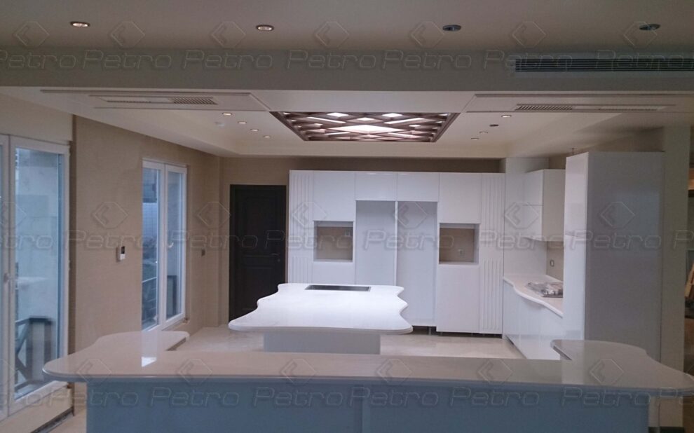 اجرای کابینت و کانتر آشپزخانه در زعفرانیه